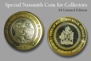 Naismith Basketball coin for sale